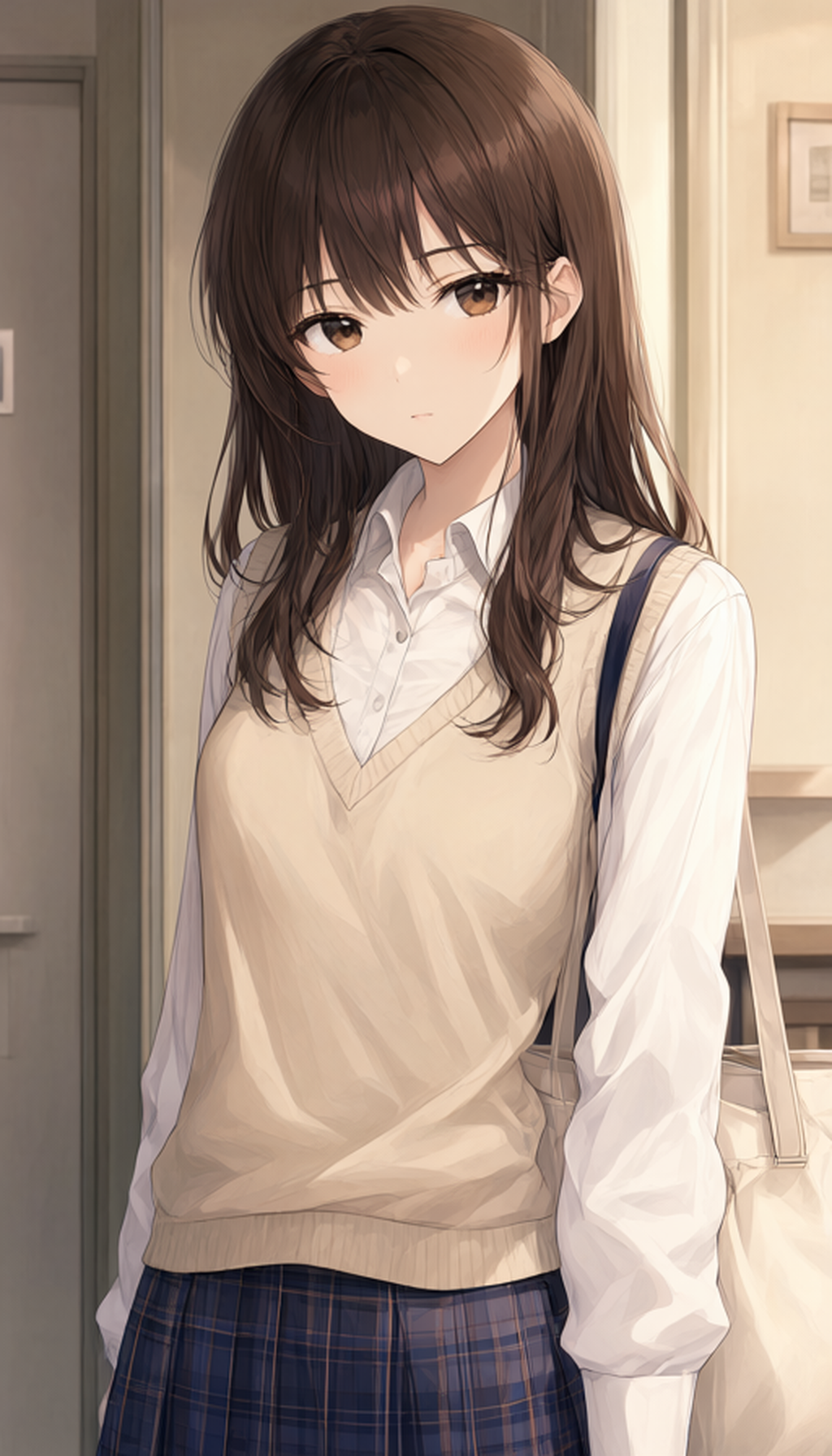青木夏希 · 走廊定妆